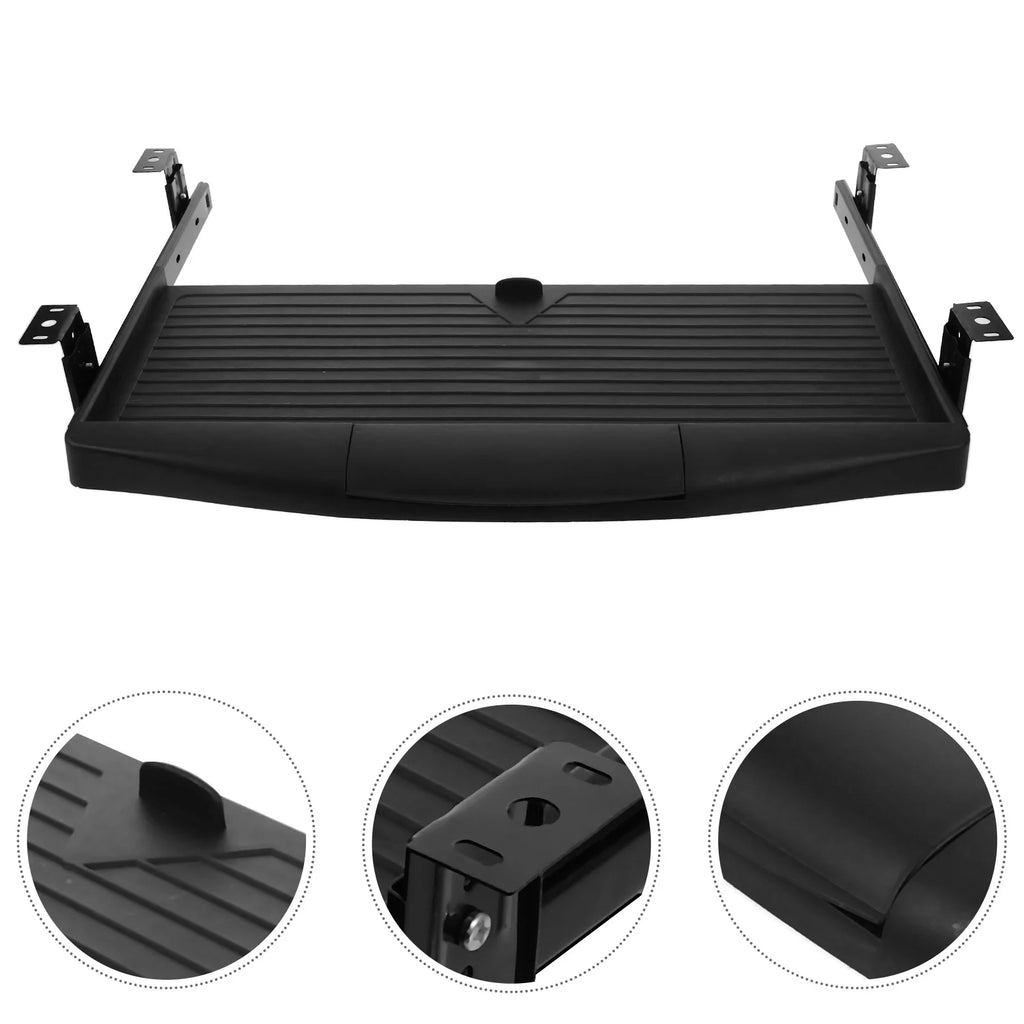 Slide-Out Keyboard Tray – Under Desk Storage for Ergonomic Home Office