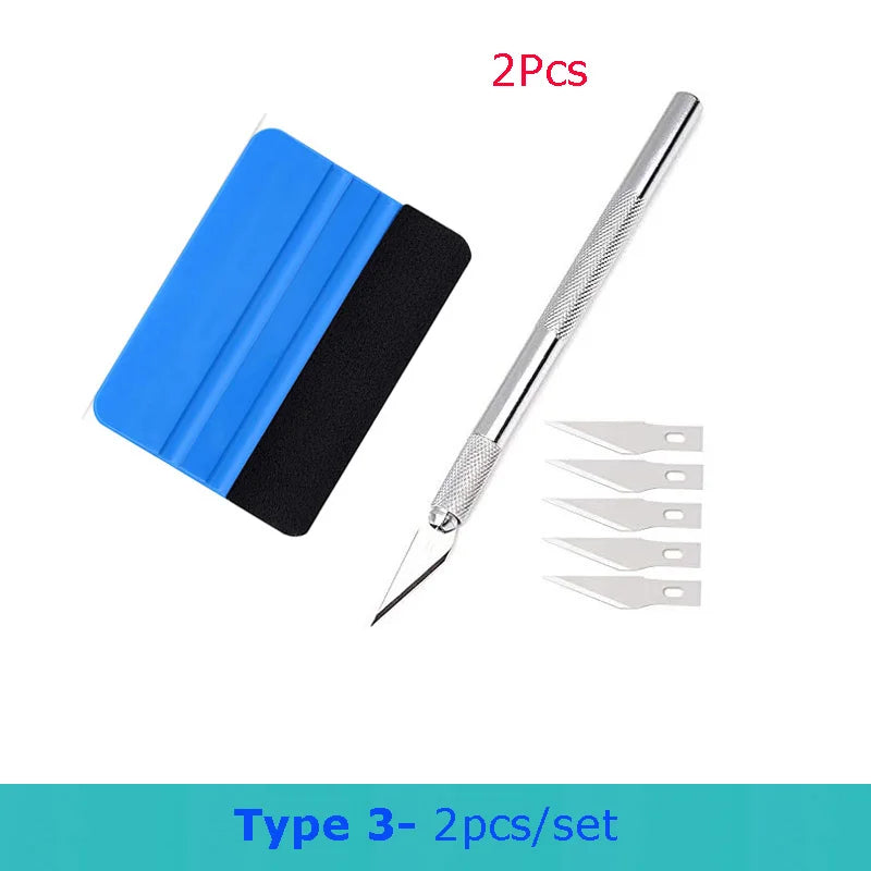 Vinyl Wrapping Tool Kit – Professional Squeegees for Car Window Tinting