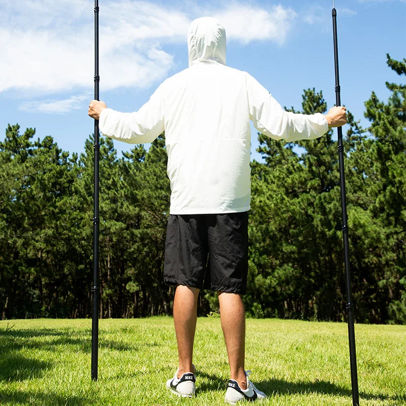 Carbon Fiber Telescopic Tarp Pole – Adjustable 3m Lightweight Camping Gear
