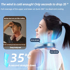 Portable Neck Fan – 10000mAh Rechargeable Silent Cooling for Outdoor Camping