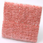 Mini Foam Rose Flower Heads – 2cm Craft Embellishments for Wedding Decor