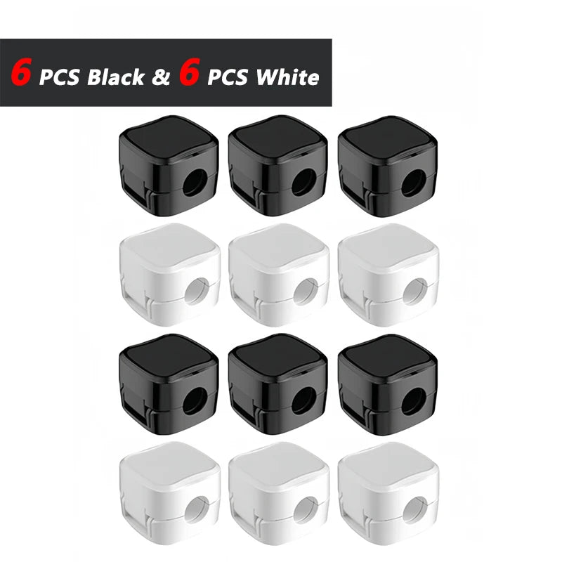 Magnetic Cable Clips – Adjustable Adhesive Cord Holder for Office Desk