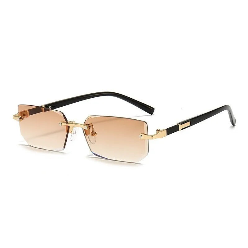 Rimless Designer Sunglasses – Frameless Fashion Eyewear for Men and Women