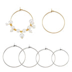 Surgical Stainless Steel Hoop Findings – Hypoallergenic DIY Jewelry Making