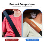 Suede Seat Belt Pads – Shoulder Protection for Hyundai Interior Comfort