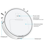 3-in-1 Robot Vacuum Mop – USB Rechargeable Cleaner for Home Pet Hair