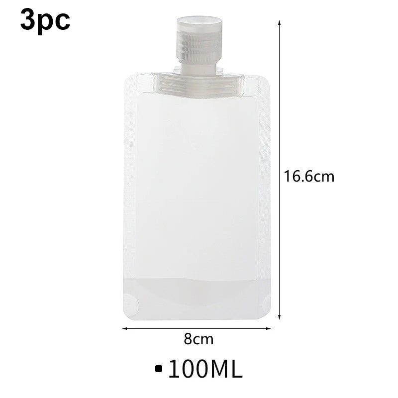 Refillable Travel Pouches – Leakproof Cosmetic Bags for Toiletries and Liquids