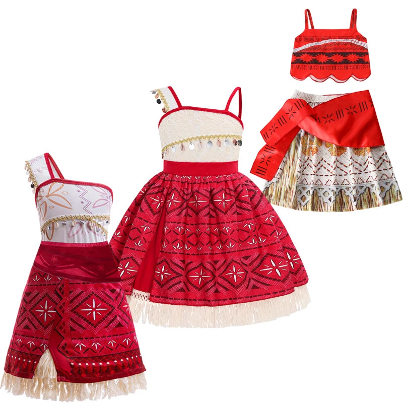 Princess Costume Dress – Kids Summer Cosplay Outfit for Party