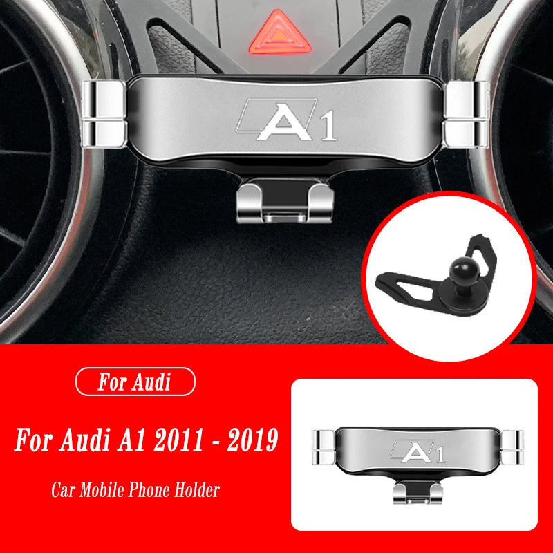 Gravity Air Vent Phone Holder – Adjustable GPS Mount for Audi A1 2011-2019
