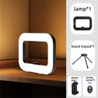 Handheld Ring LED Fill Light – Portable Rechargeable Lamp for Phone Photography