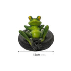 Floating Frog Pond Statue – Realistic Garden Ornament for Outdoor Decor