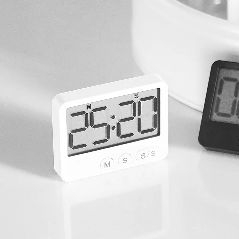 Digital Magnetic Countdown Timer – Large LCD Display for Kitchen and Study