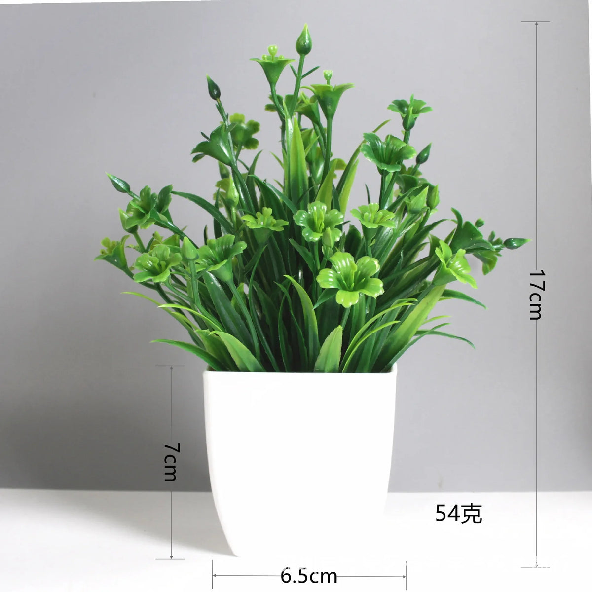 Artificial Potted Bonsai Tree – Realistic Green Plant for Home Office Decor