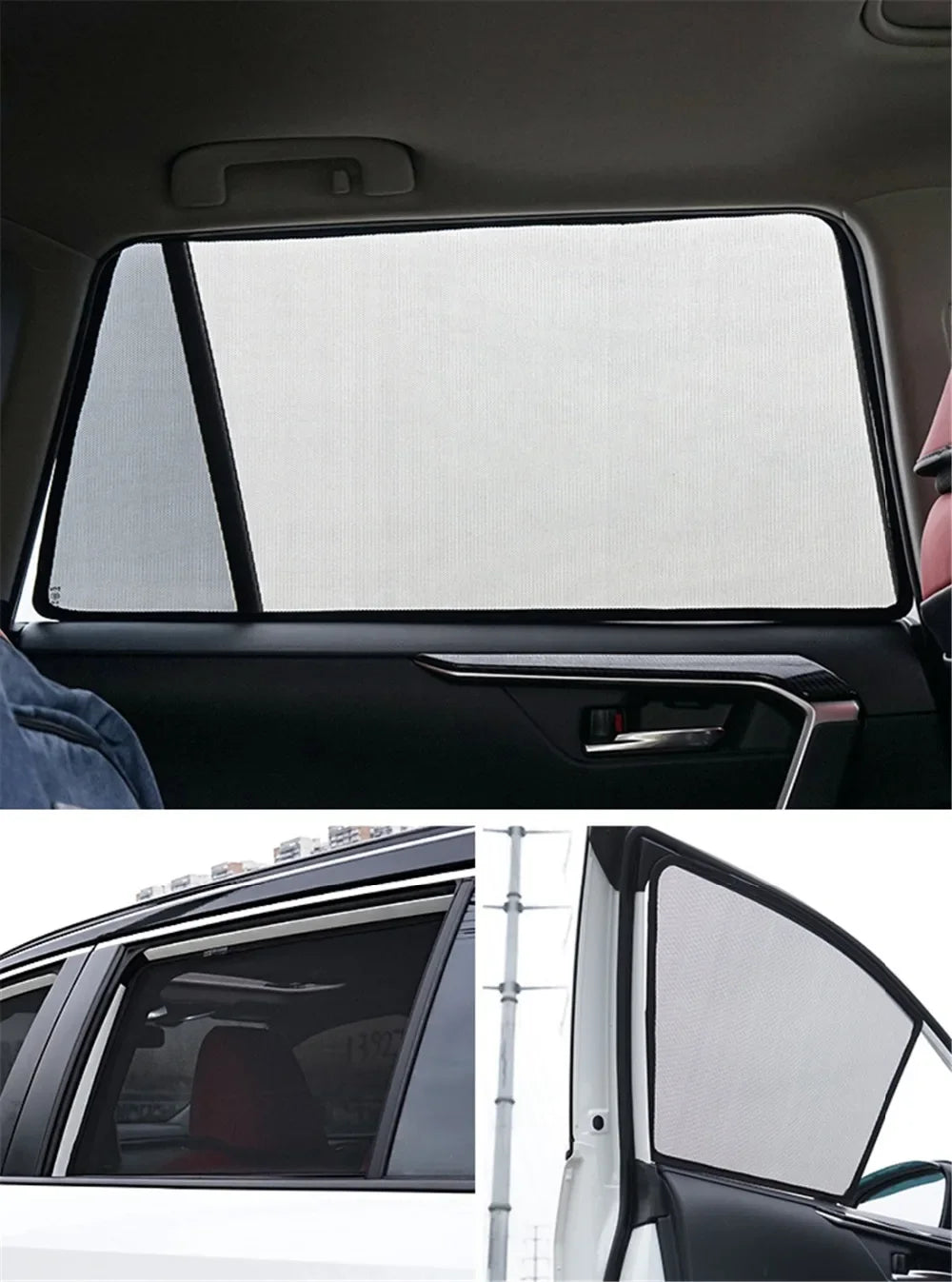 Magnetic Car Window Sunshade – Mesh Privacy Curtain for BMW X3 F25