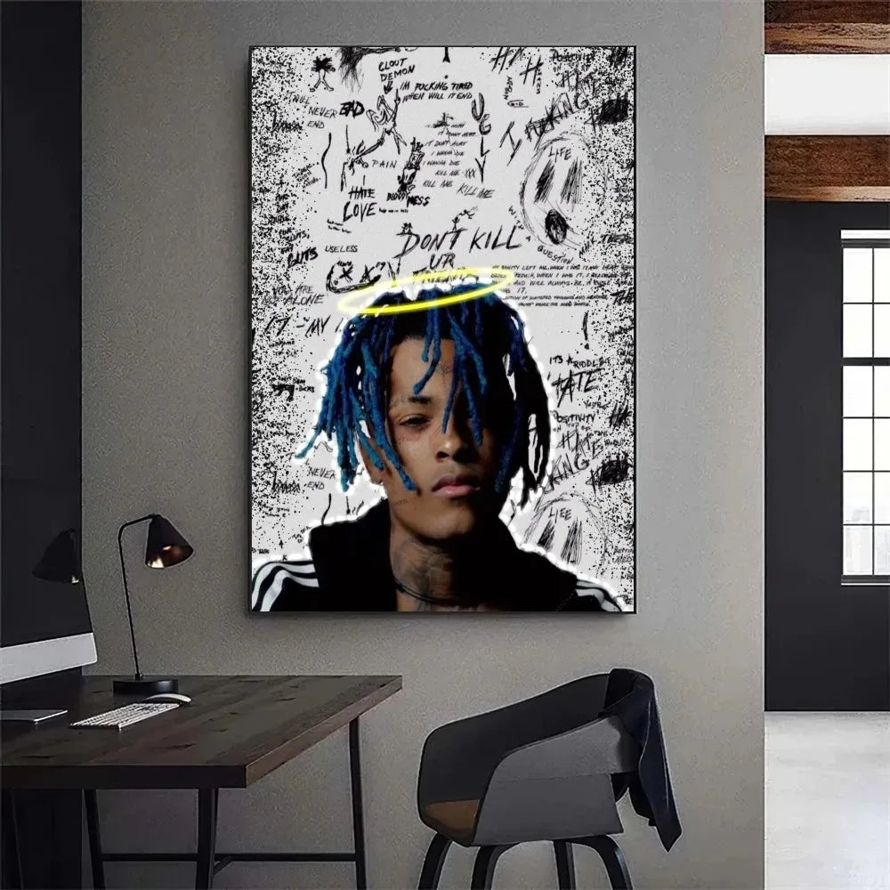 XXXTentacion 17 Canvas Print – Wall Art for Music Fan Home Decor