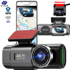 4K WiFi Dash Cam – GPS Night Vision Car DVR for Vehicle Security