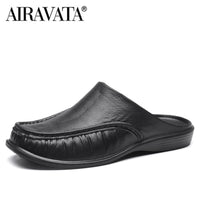 Men EVA Slip-On Flat Sandals – Lightweight Beach Shoes for Summer Casual Wear