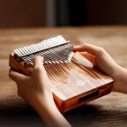 Hluru Wooden Kalimba – 21 Key Thumb Piano for Music Beginners and Education