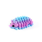 Articulated 3D Printed Hedgehog Figurine – Flexible Desk Decor for Home Office