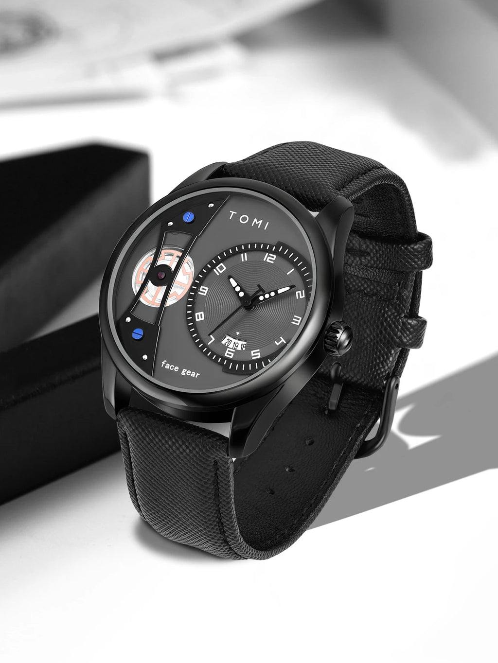Minimalist Quartz Watch – Luxury Double Strap Set for Business Gift
