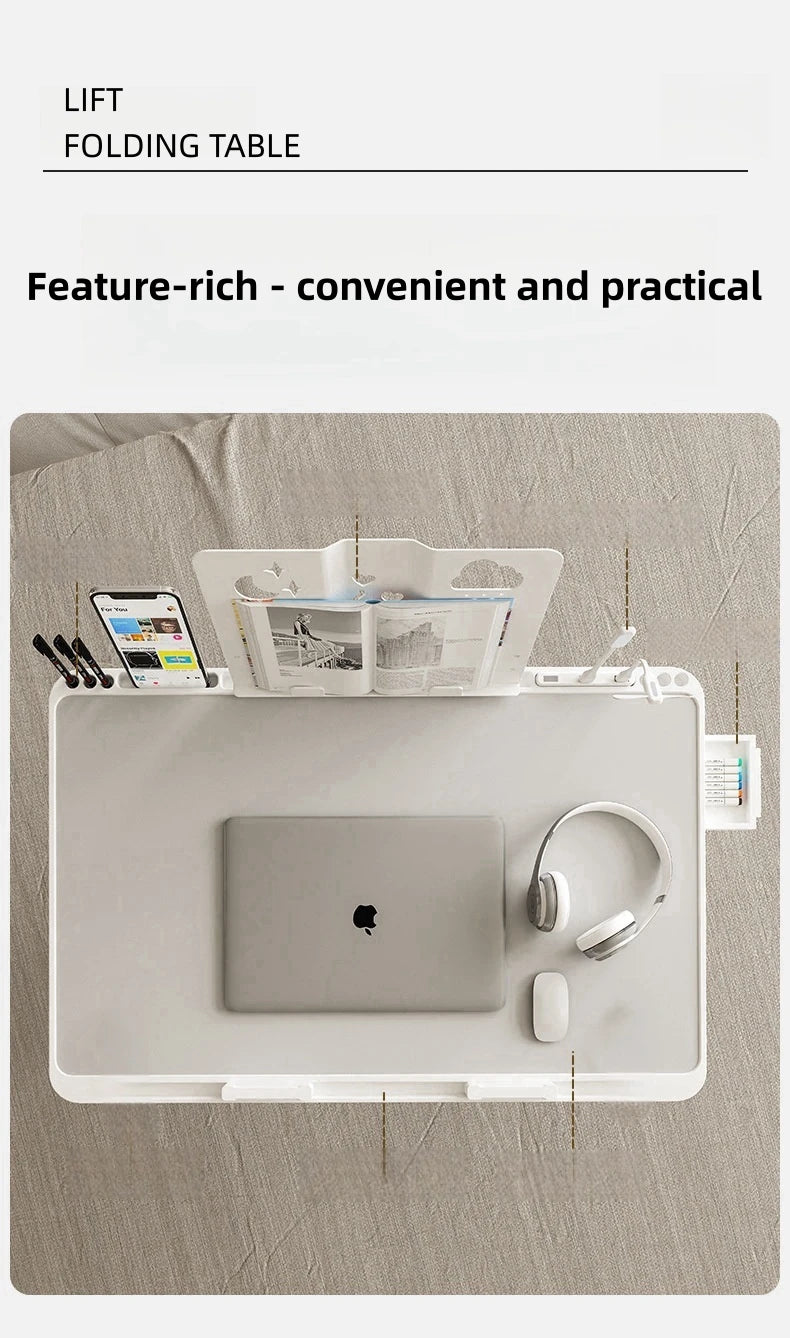 Adjustable Laptop Bed Tray – Portable Folding Desk for Home Office