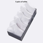 Cotton Ankle Socks – Breathable Solid Color Footwear for Sports and Gym