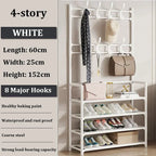 Multi-Layer Shoe Rack – Floor-Standing Organizer for Entryway and Closet Storage