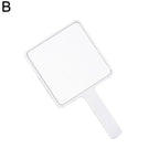 Handheld Square Makeup Mirror – Portable Vanity Mirror for Salon and Travel