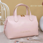 Large PU Travel Cosmetic Bag – Waterproof Toiletry Organizer for Makeup
