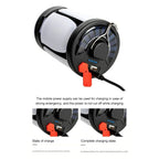 Rechargeable Solar LED Lantern – 1000LM Power Bank for Camping and Fishing
