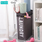 Rolling Laundry Basket – Large Capacity Waterproof Hamper for Yoga Storage