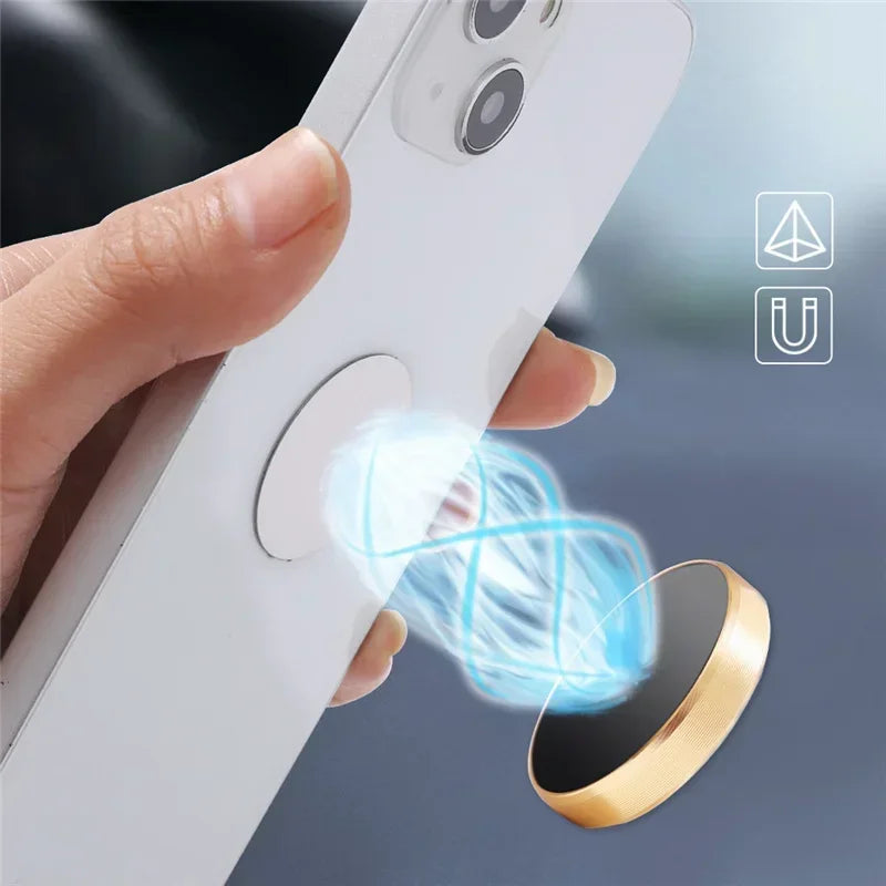 Metal Adhesive Plates – Replacement Iron Discs for Magnetic Phone Car Mounts