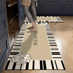 Crystal Velvet Kitchen Runner – Anti-Slip Mat for Home Floor Decor