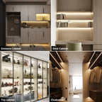 COB LED Strip Lights – Motion Sensor Under Cabinet Lamp for Closet Wardrobe