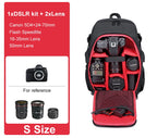 Waterproof Camera Backpack – Large Capacity DSLR Bag for Outdoor Photography