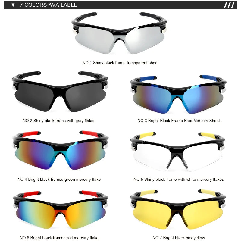 Cycling Sunglasses – Protective UV Eyewear for Road and Mountain Biking