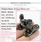 Vintage Brass Toggle Latch – Retro Metal Clasp for Wooden Boxes and Bags
