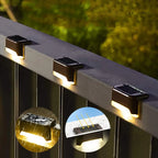 Waterproof Solar LED Deck Lights – Outdoor Step Lamps for Garden Patio Decor
