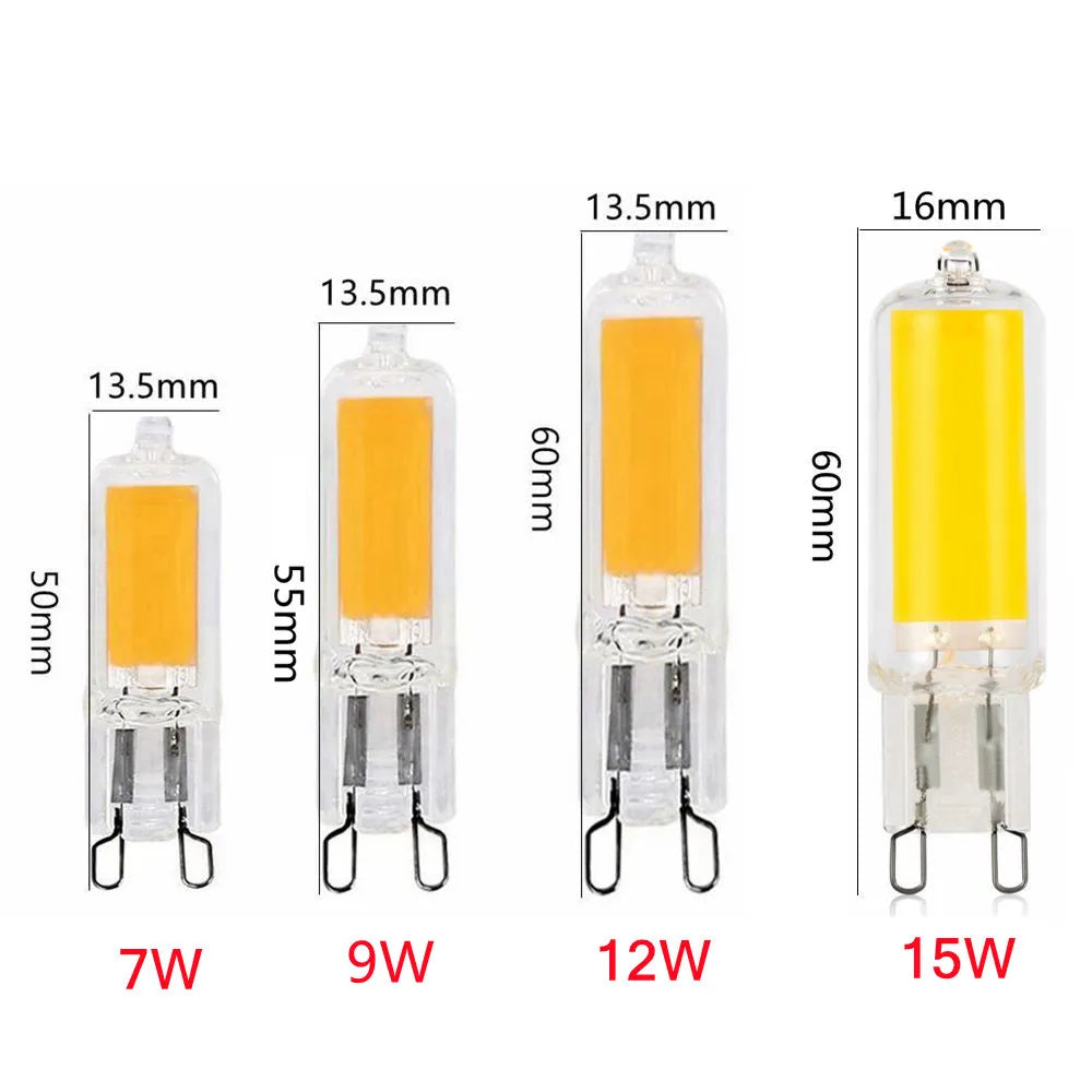 G9 LED Glass Light Bulb – Energy Efficient COB Lamp for Home Lighting