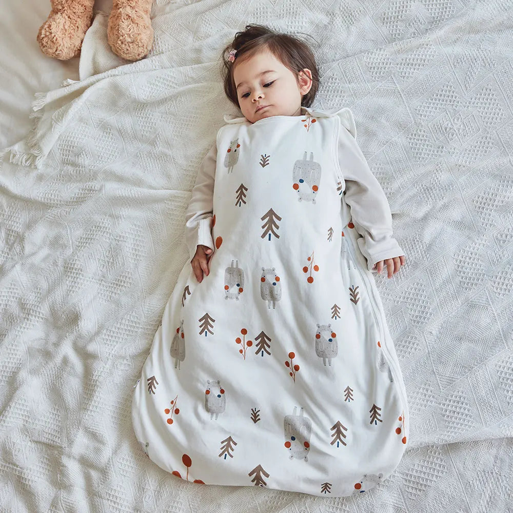 Cotton Baby Sleep Sack – 2.5 Tog Anti-Kick Sleeping Bag for 0-24 Months