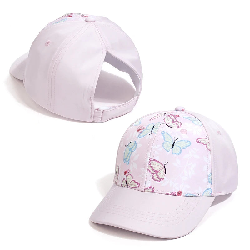 Adjustable Kids Baseball Cap – Sun Protection Hat for Outdoor Summer Travel