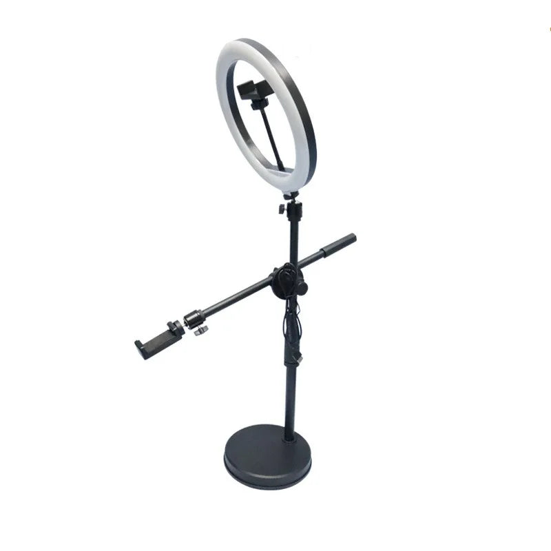 Overhead Tripod Stand – Ring Light with Phone Holder for Nail Art Photography