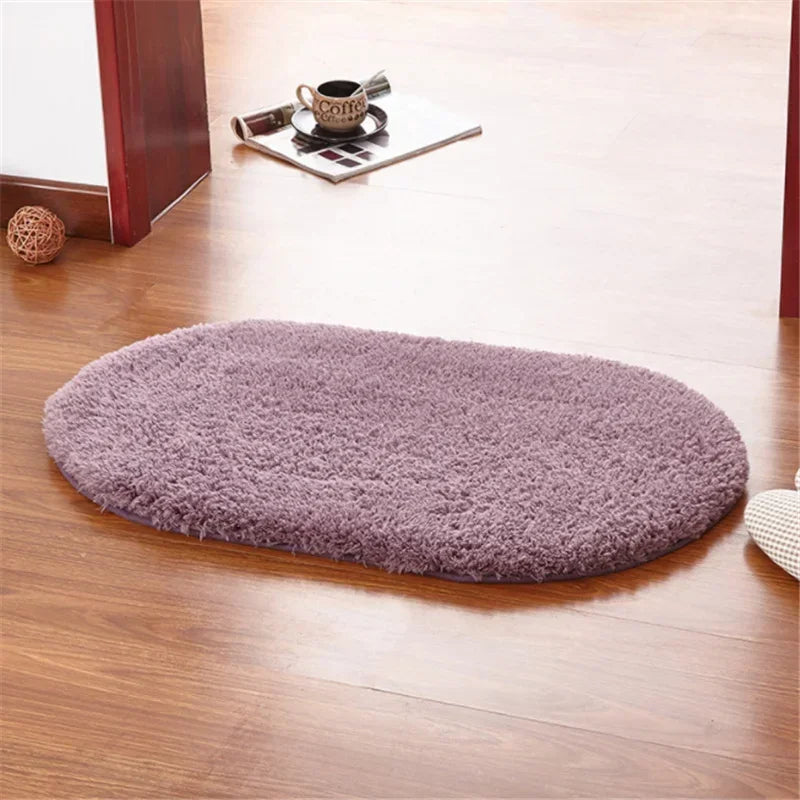 Absorbent Microfiber Floor Mat – Non-Slip Bathroom Rug for Home Decor