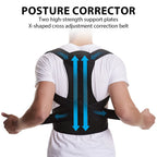 Adjustable Back Posture Corrector – Lumbar Support Belt for Men and Women