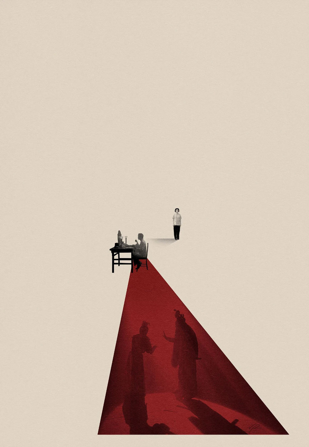 Minimalist Movie Poster Canvas Art – Abstract Modern Wall Decor for Home