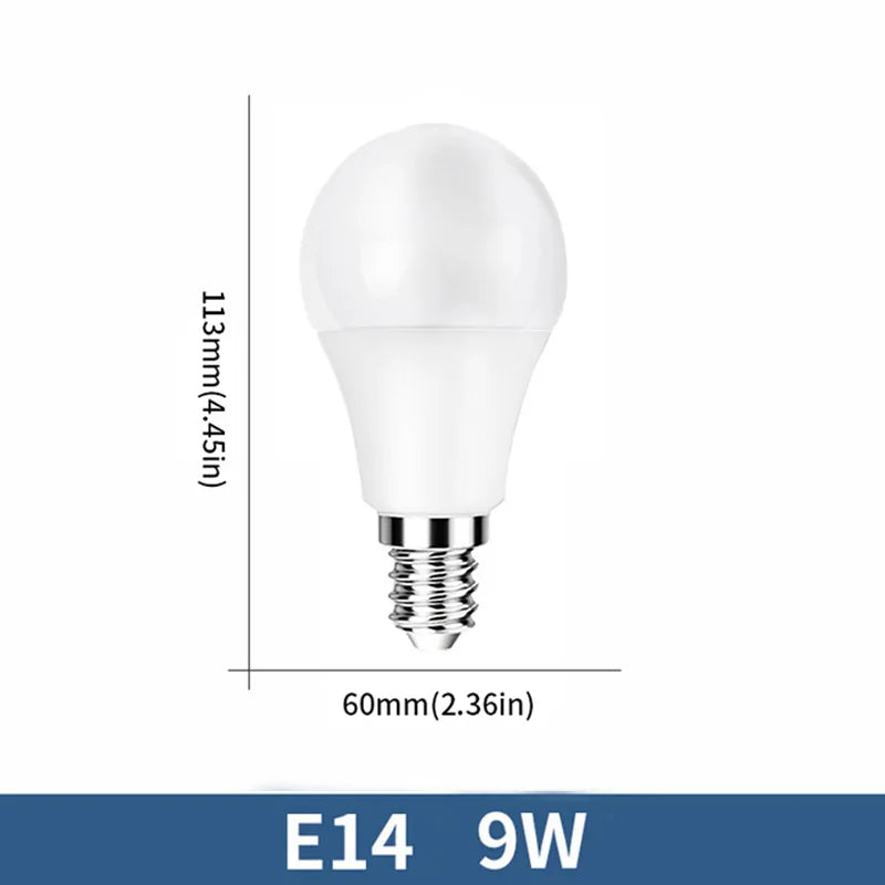 LED Light Bulbs – Energy Efficient E27 E14 Lamps for Home Interior Lighting