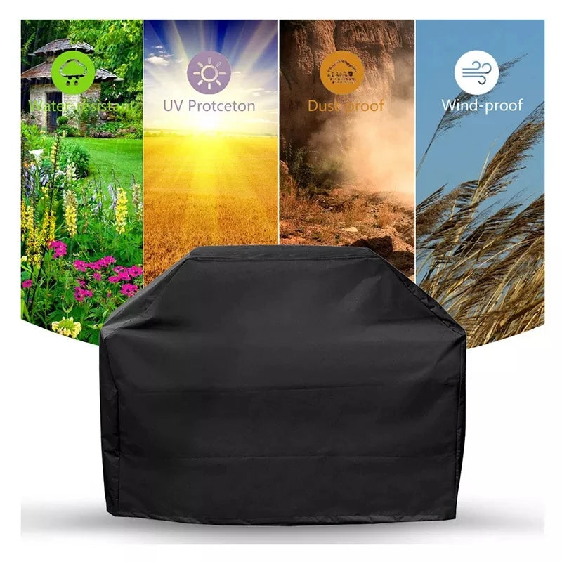 Heavy Duty Waterproof BBQ Cover – Outdoor Protection for Gas Charcoal Grills