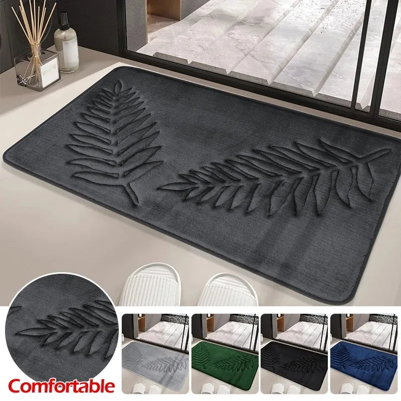 Memory Foam Bath Mat – Non-Slip Water Absorbent Rug for Bathroom