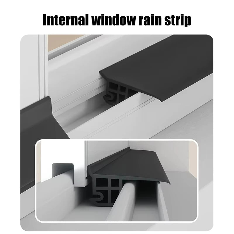 Aluminum Window Water Deflector – Weatherproof Flashing Strip for Home