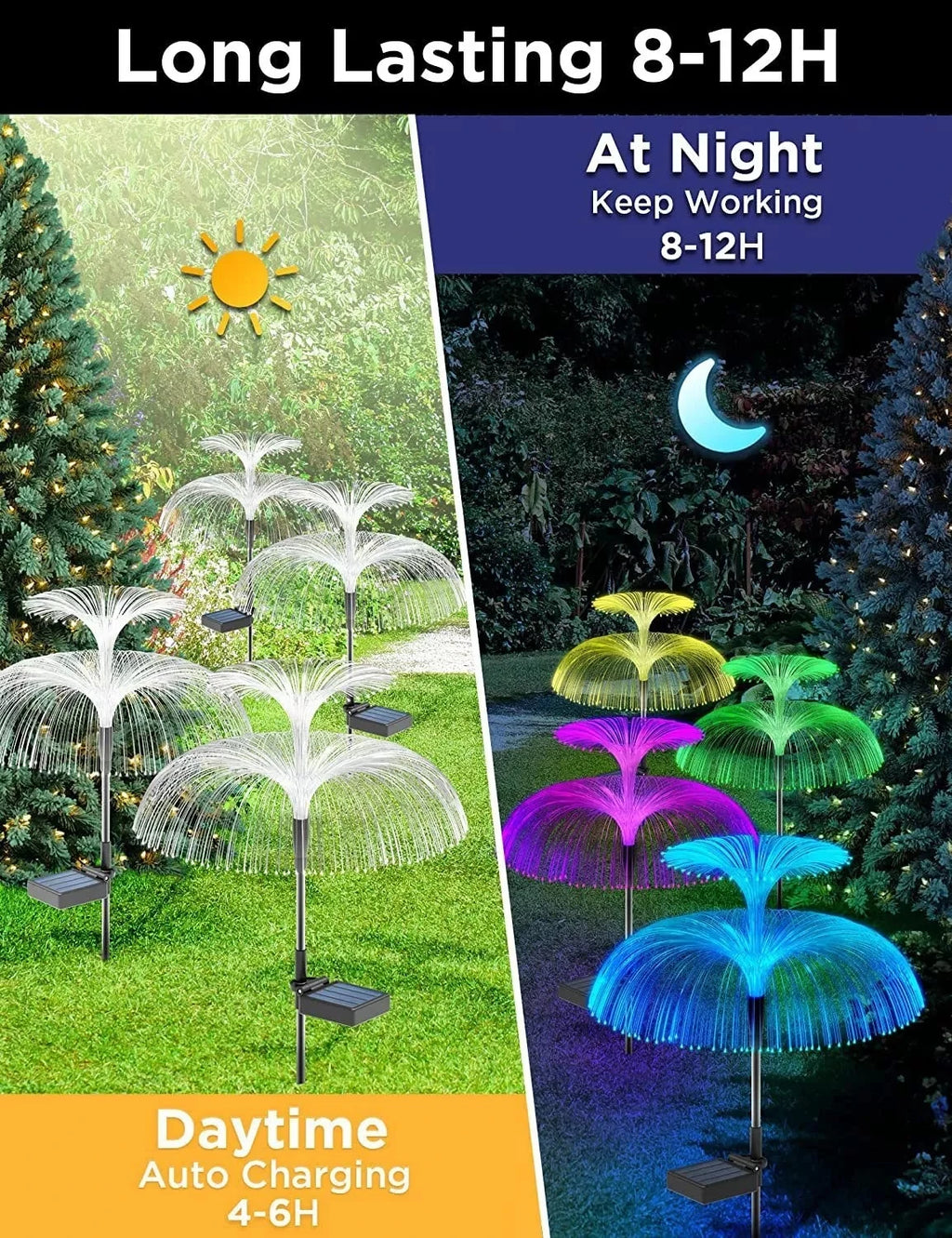 Solar Jellyfish Lights – Color Changing LED for Garden Pathway Decor